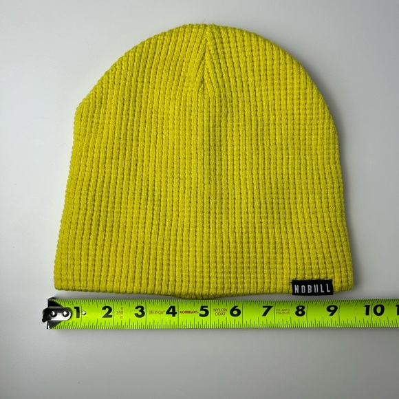 NOBULL‎ Waffle Beanie Yellow Unisex - Picture 7 of 9